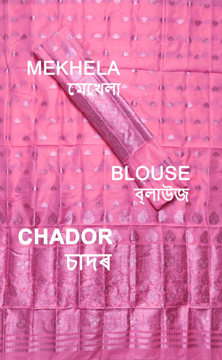 Colouring Jari AC Cotton* Mekhela Sador