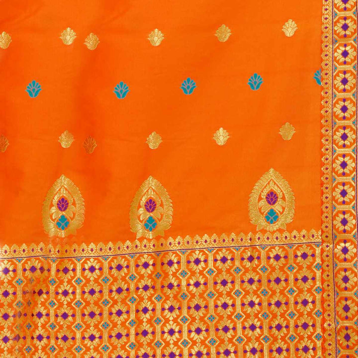Silver Guna & Dhaga Mina Poly Set Mekhela Sador