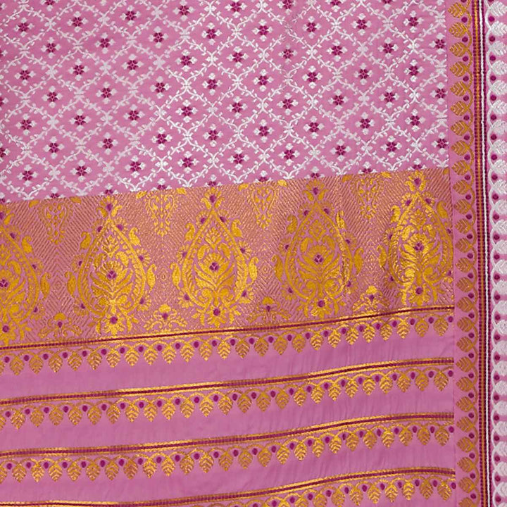 Gold-Silver Jari Mix Set Mekhela Sador