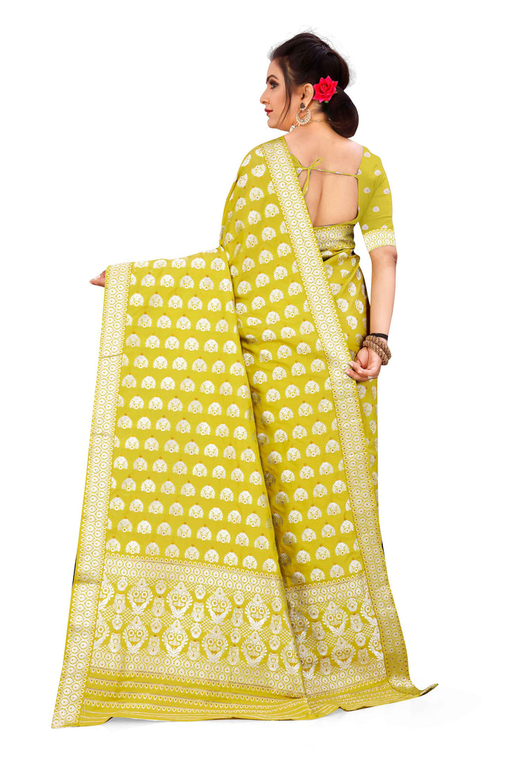 Silver Jari Bedsheet Mix Set Mekhela Sador