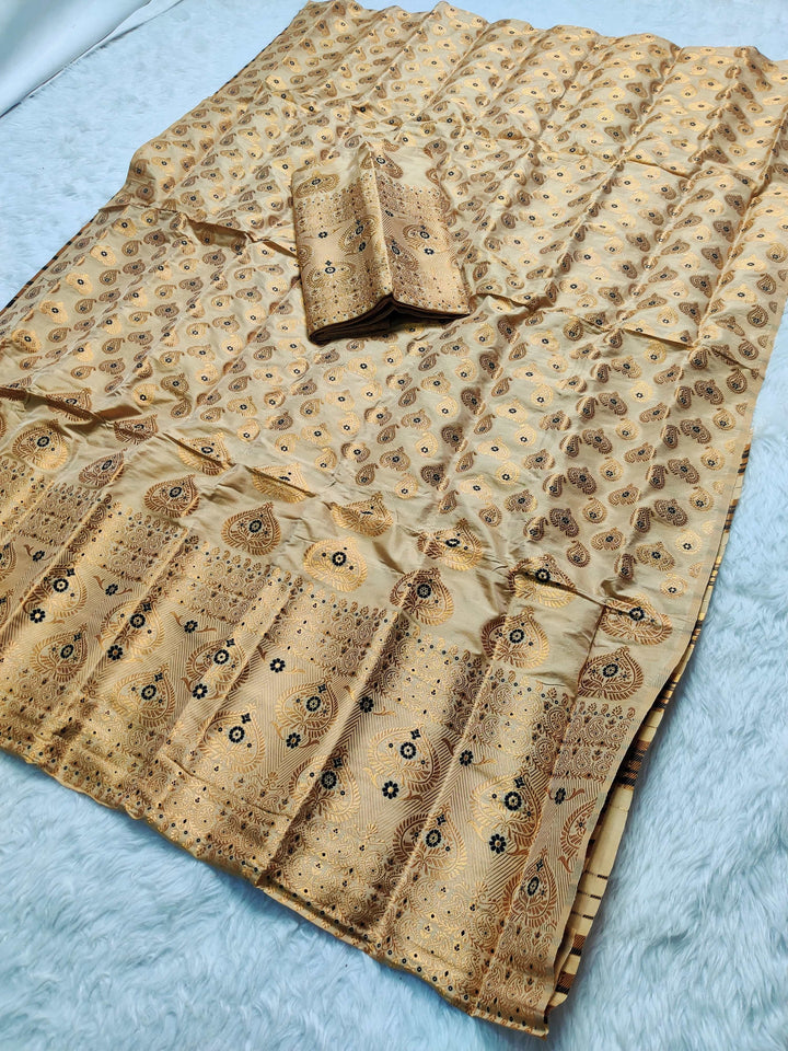 Muga* Coloured Mix Set Mekhela Sador