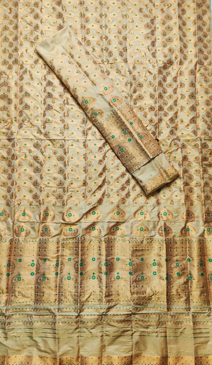 Muga* Coloured Mix Set Mekhela Sador