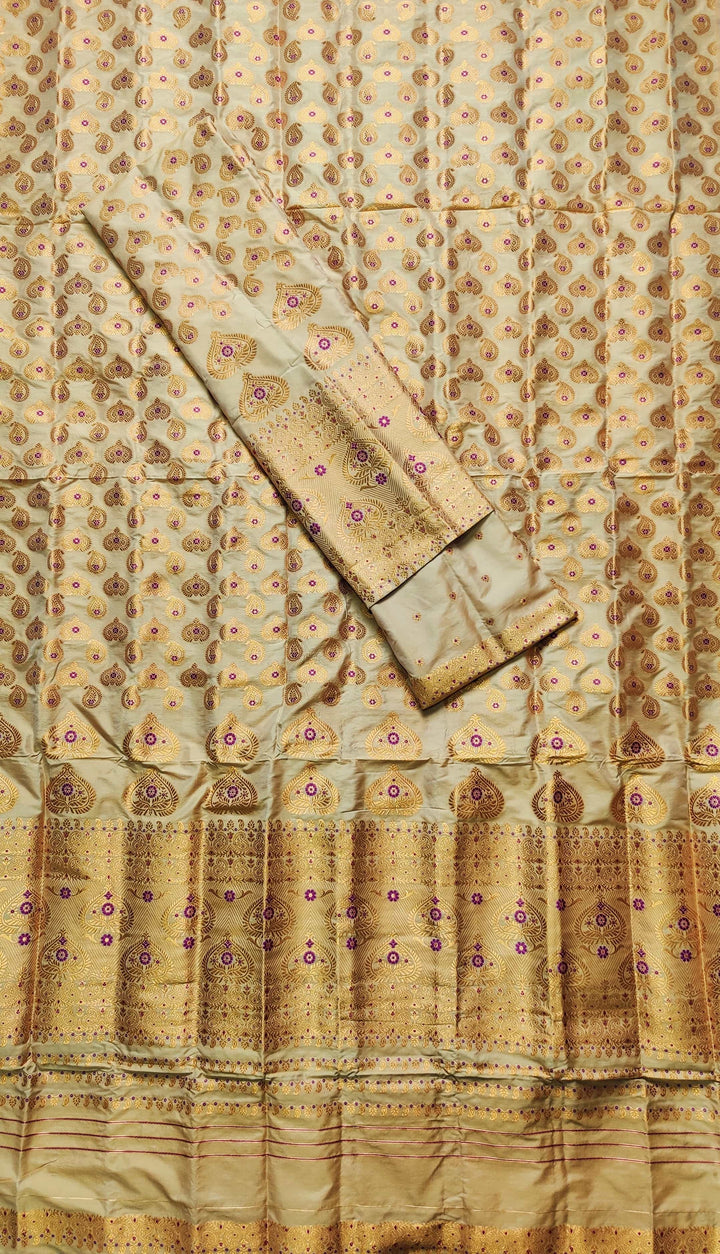 Muga* Coloured Mix Set Mekhela Sador