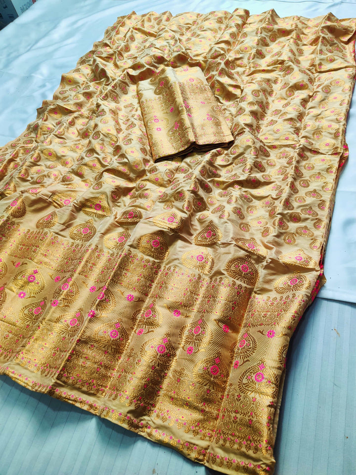 Muga* Coloured Mix Set Mekhela Sador