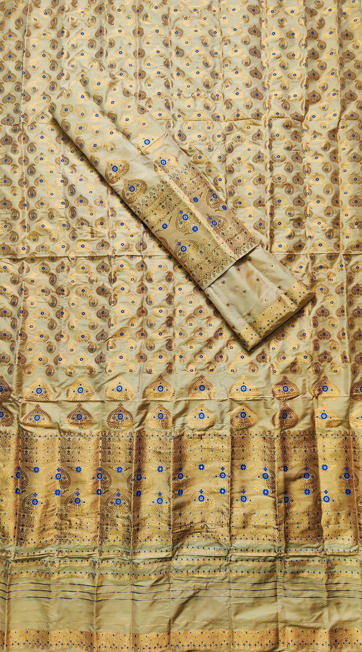 Muga* Coloured Mix Set Mekhela Sador