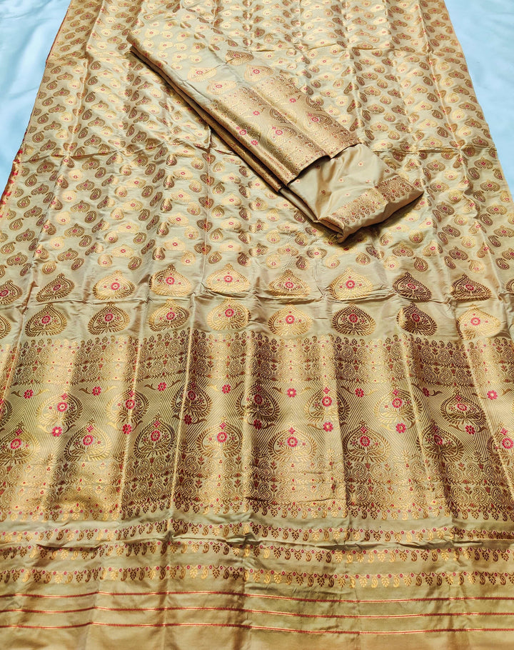 Muga* Coloured Mix Set Mekhela Sador