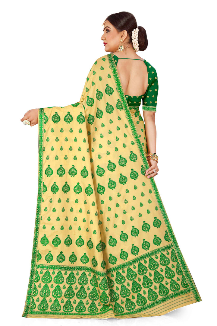 Muga* Contrast Mix Set Mekhela Sador