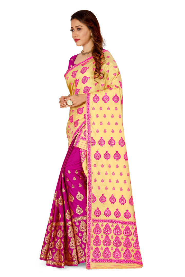 Muga* Contrast Mix Set Mekhela Sador