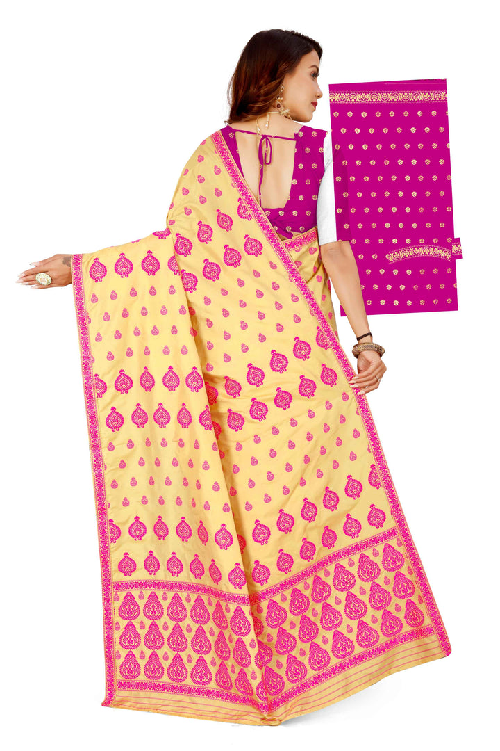 Muga* Contrast Mix Set Mekhela Sador