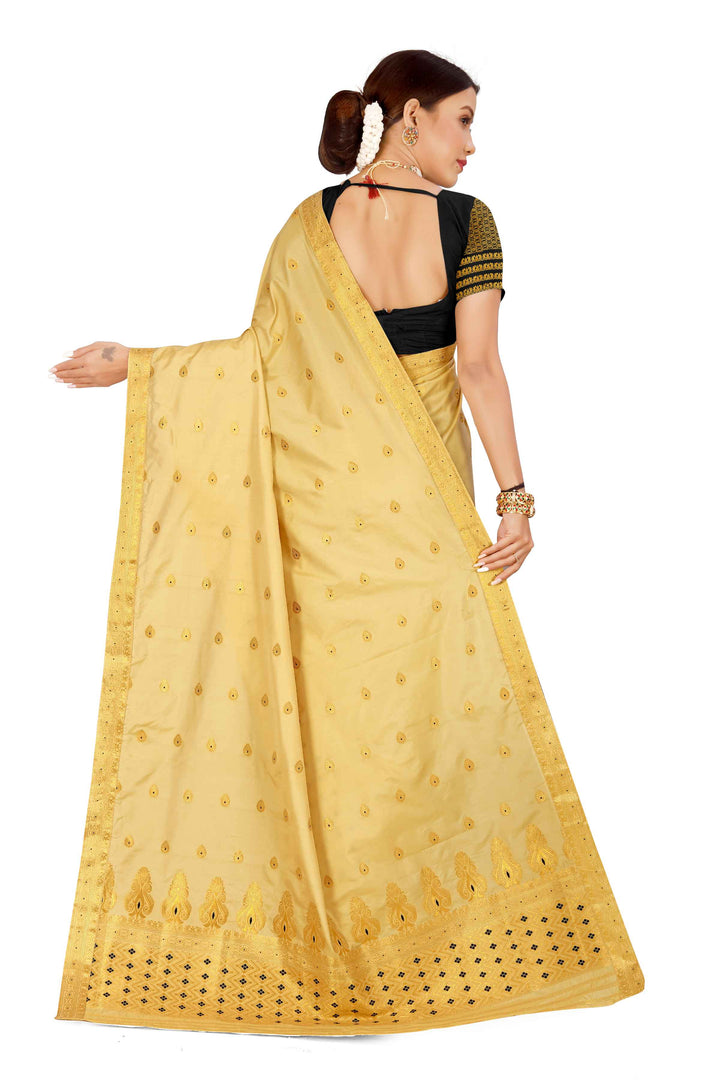 Muga* Contrast Mix Set Mekhela Sador