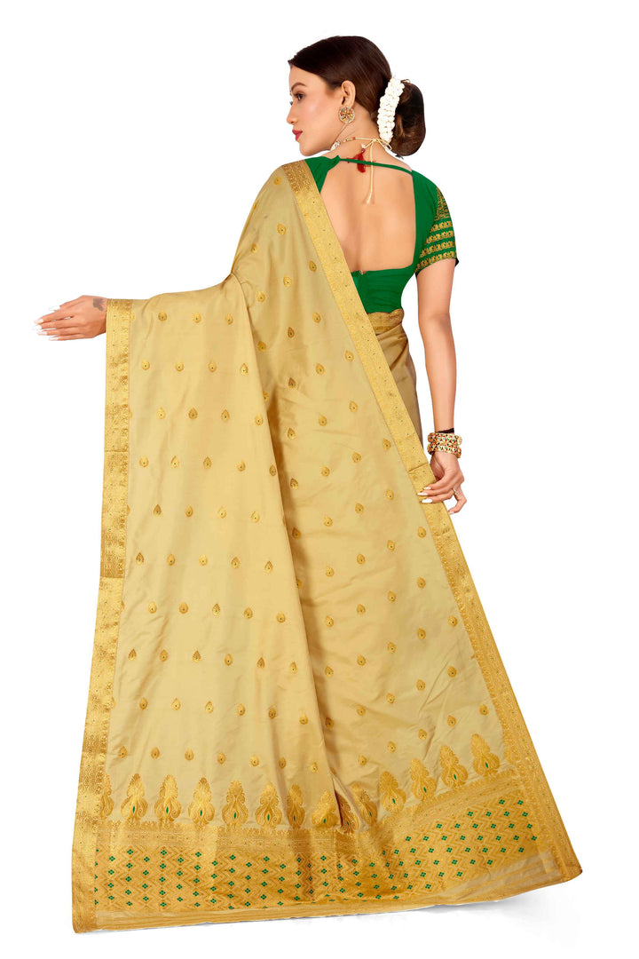 Muga* Contrast Mix Set Mekhela Sador