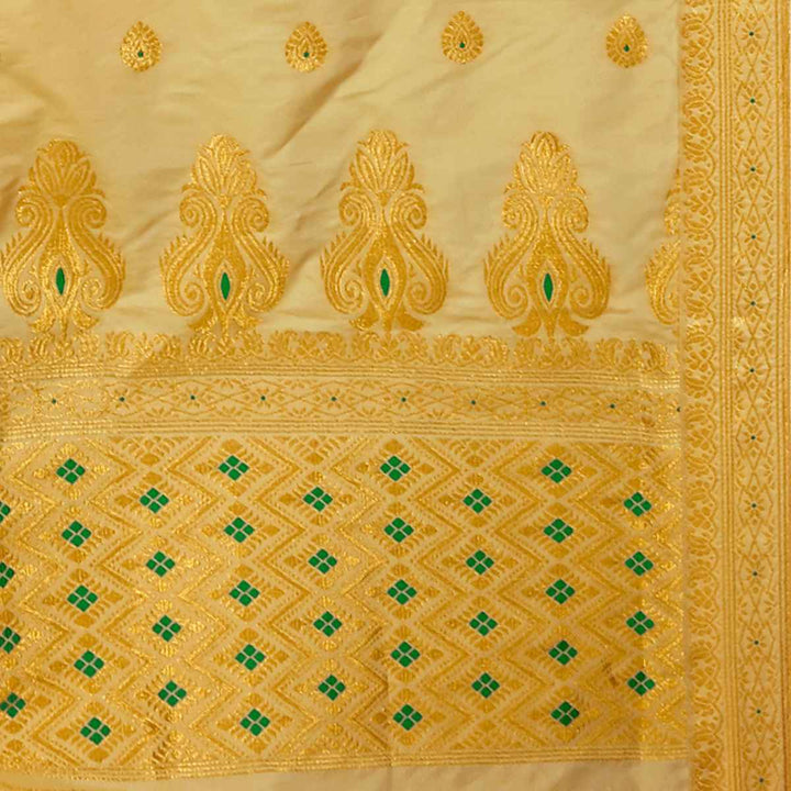 Muga* Contrast Mix Set Mekhela Sador