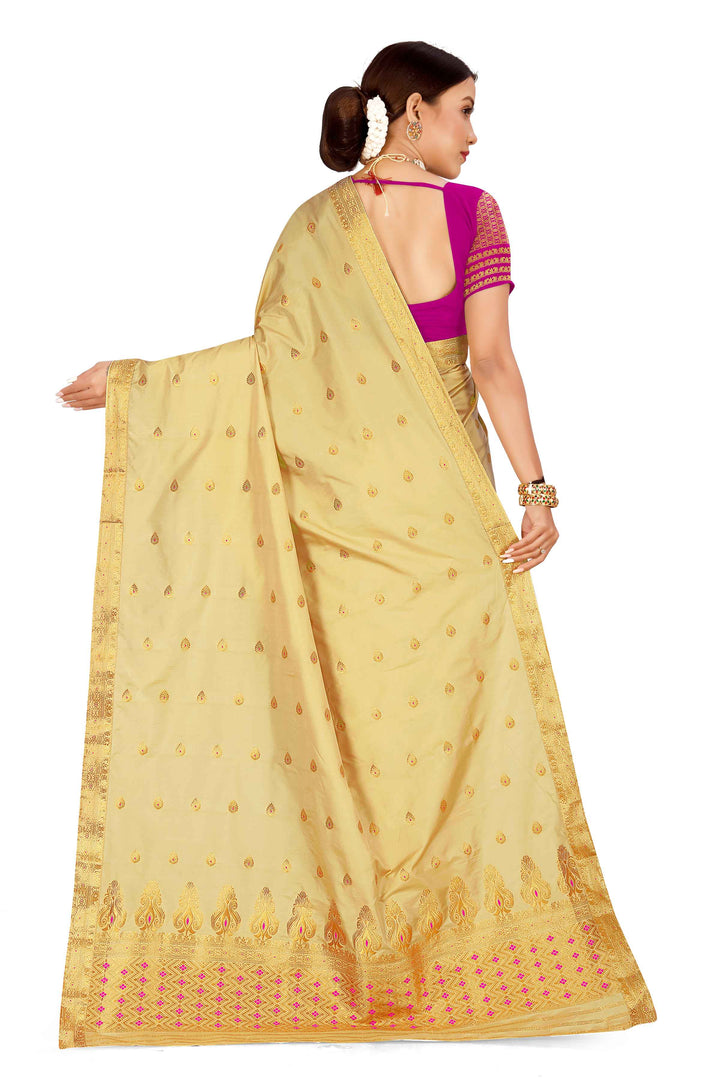 Muga* Contrast Mix Set Mekhela Sador
