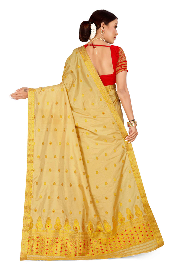 Muga* Contrast Mix Set Mekhela Sador