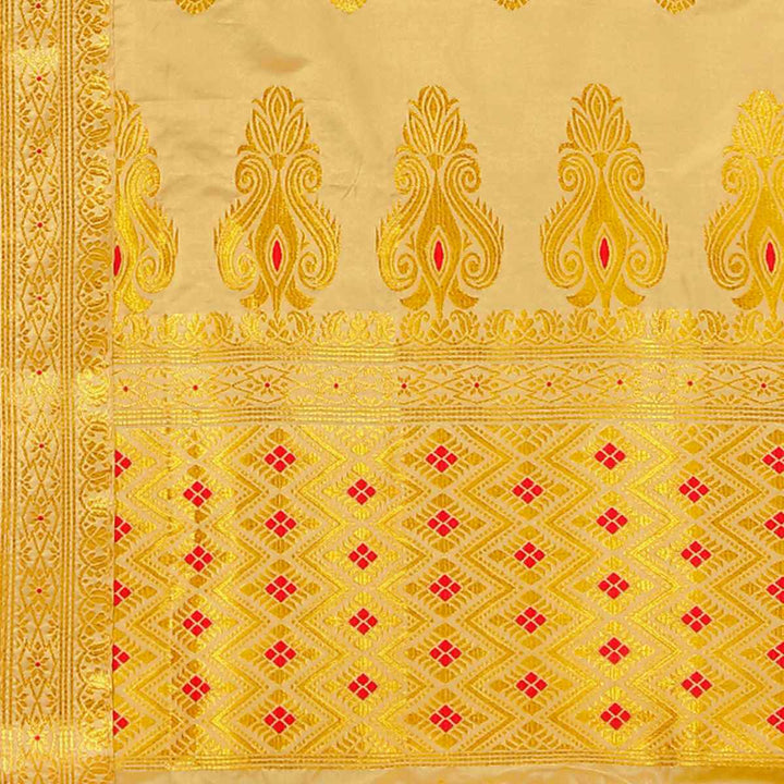 Muga* Contrast Mix Set Mekhela Sador