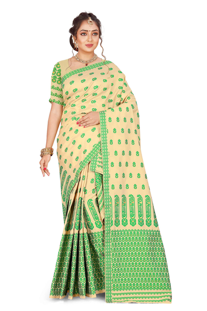 Muga* Coloured Mix Set Mekhela Sador