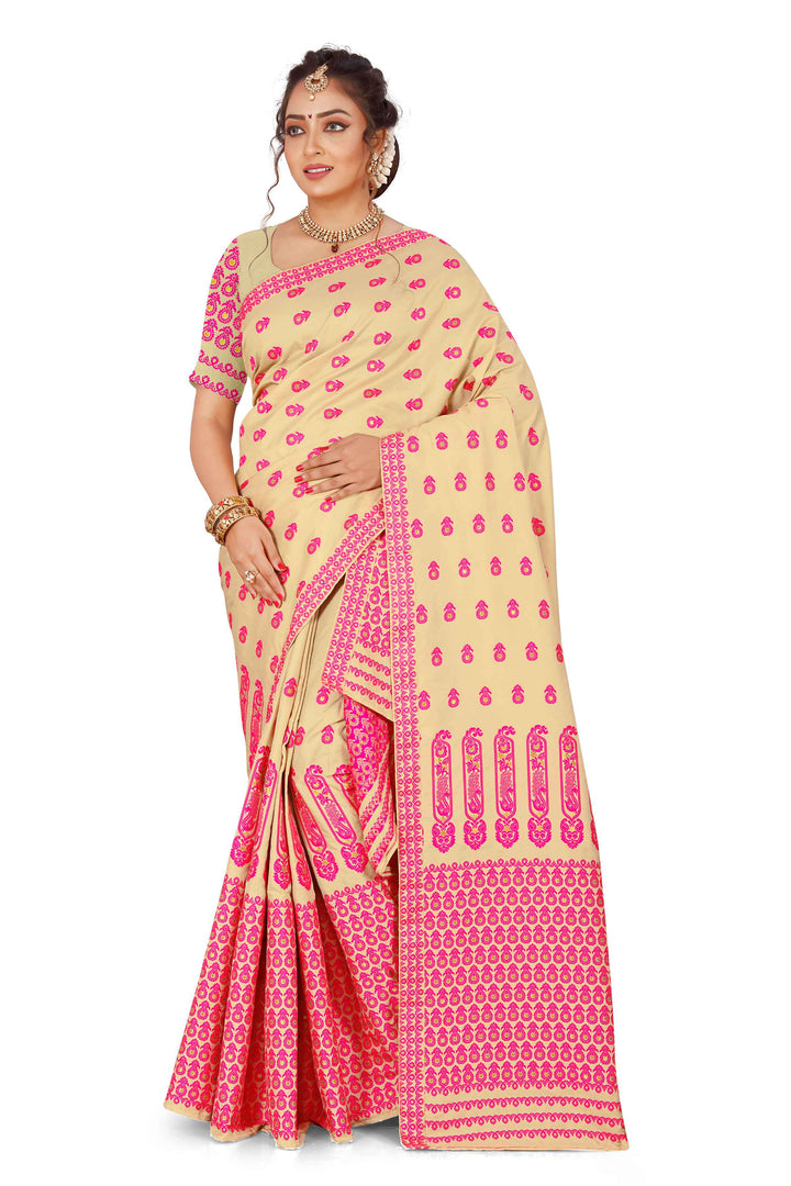 Muga* Coloured Mix Set Mekhela Sador