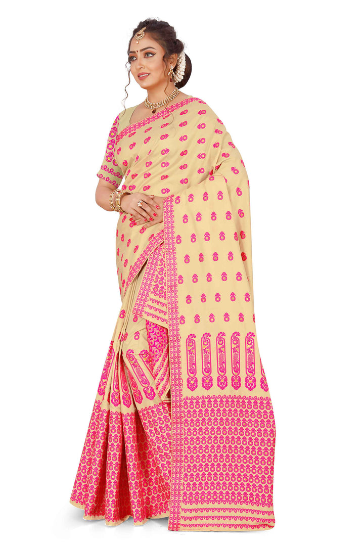 Muga* Coloured Mix Set Mekhela Sador