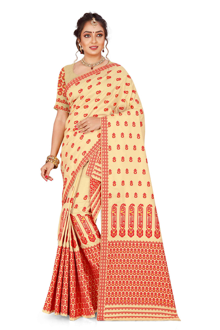 Muga* Coloured Mix Set Mekhela Sador