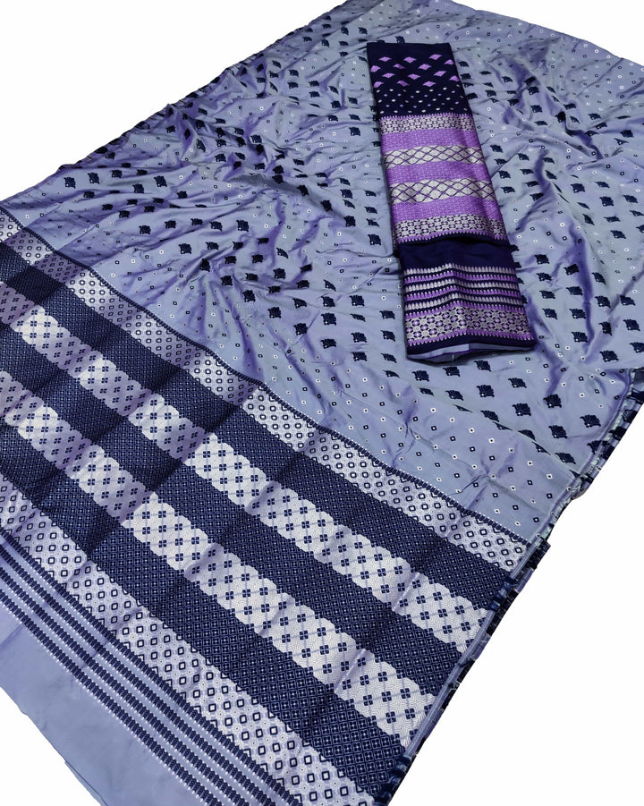 Contrast Mix Set Mekhela Sador