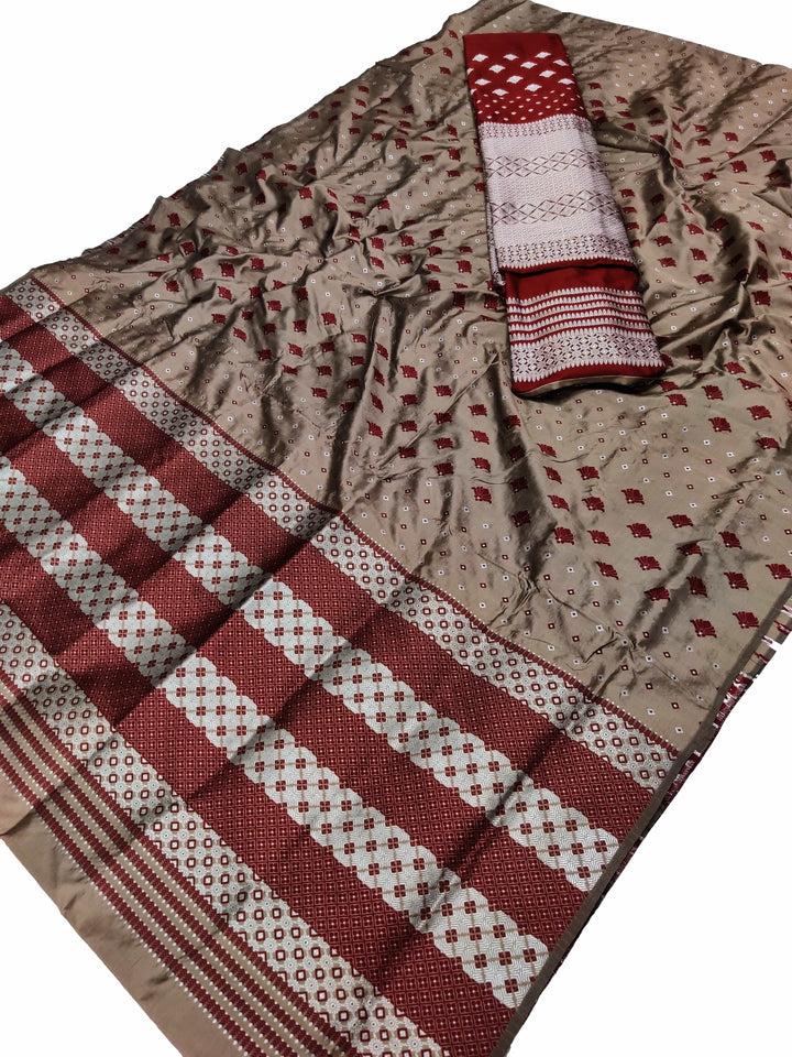 Contrast Mix Set Mekhela Sador