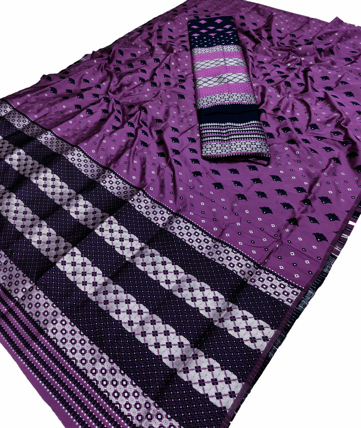 Contrast Mix Set Mekhela Sador