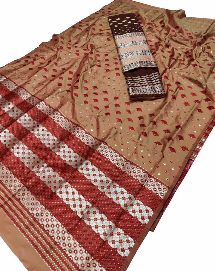 Contrast Mix Set Mekhela Sador