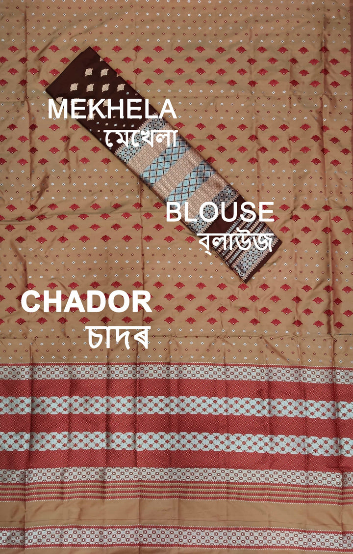 Contrast Mix Set Mekhela Sador