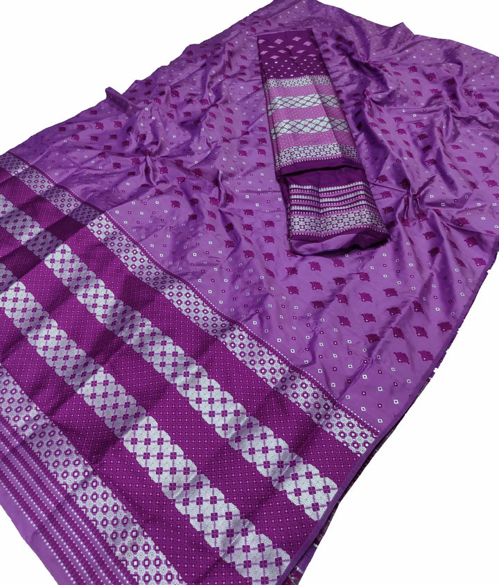 Contrast Mix Set Mekhela Sador