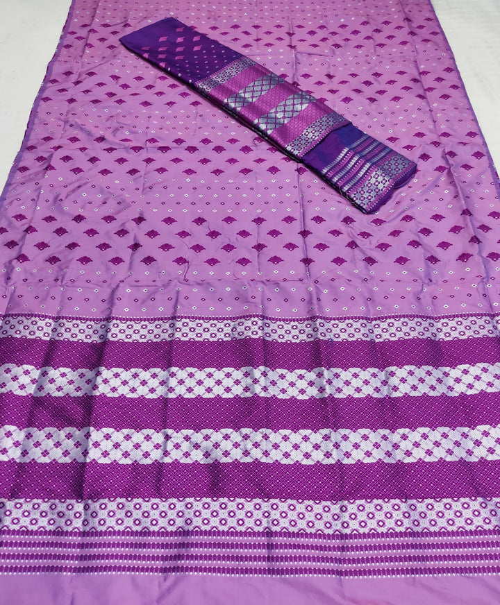 Contrast Mix Set Mekhela Sador