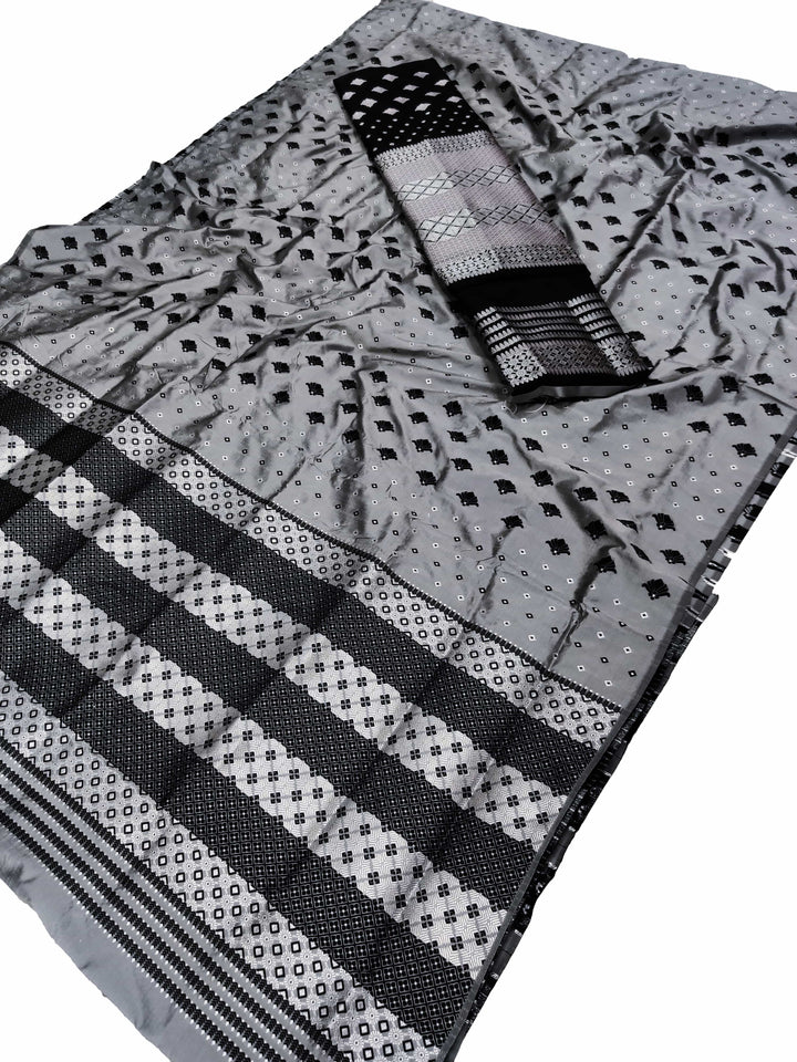 Contrast Mix Set Mekhela Sador