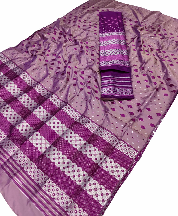 Contrast Mix Set Mekhela Sador