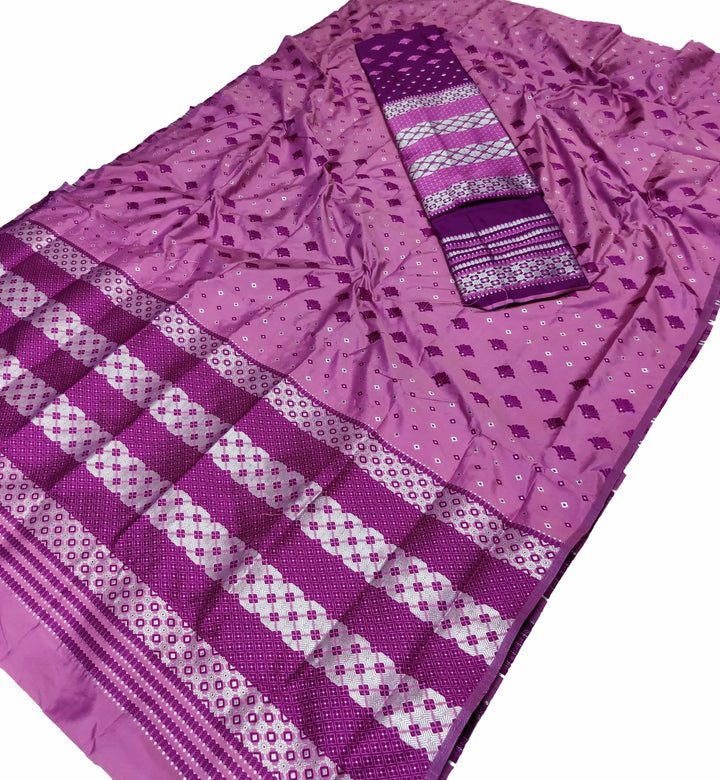 Contrast Mix Set Mekhela Sador