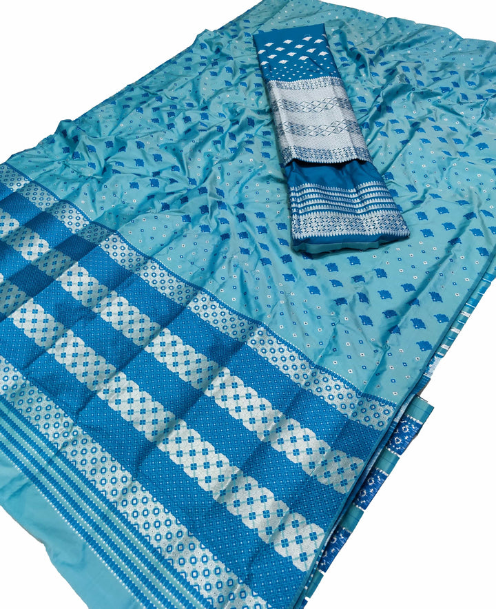 Contrast Mix Set Mekhela Sador