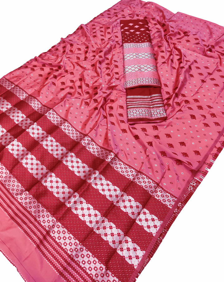 Contrast Mix Set Mekhela Sador