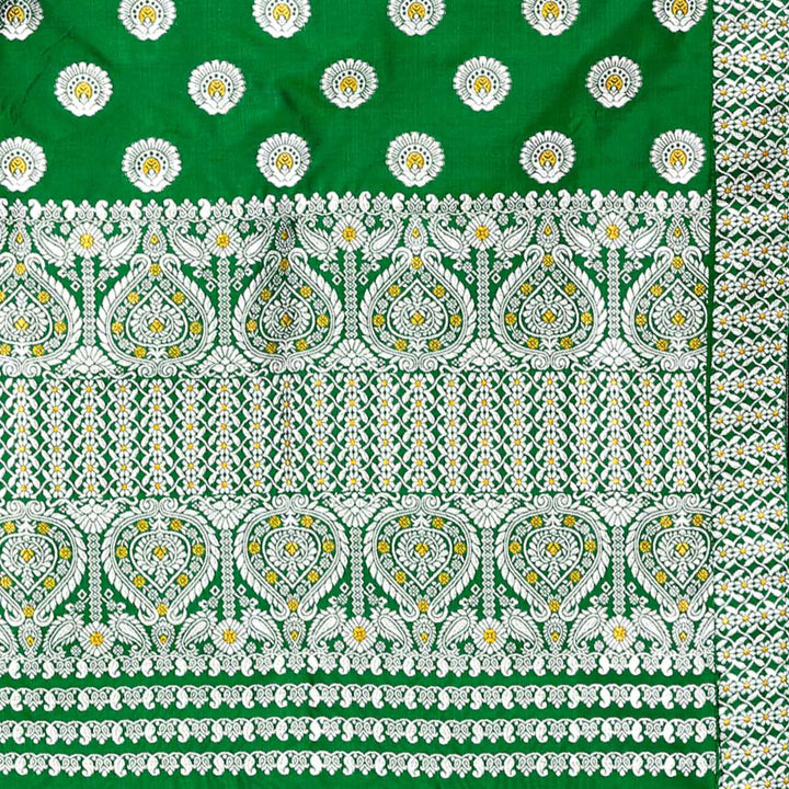 Gold-Silver Jari Mix Set Mekhela Sador