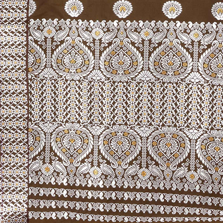 Gold-Silver Jari Mix Set Mekhela Sador