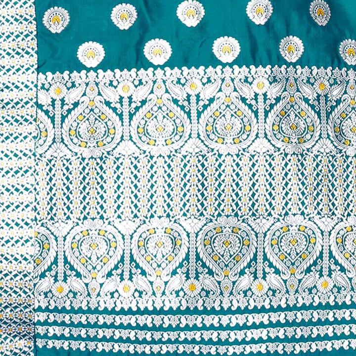 Gold-Silver Jari Mix Set Mekhela Sador