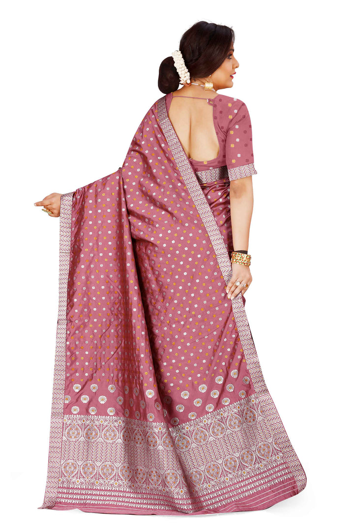 Gold-Silver Jari Mix Set Mekhela Sador