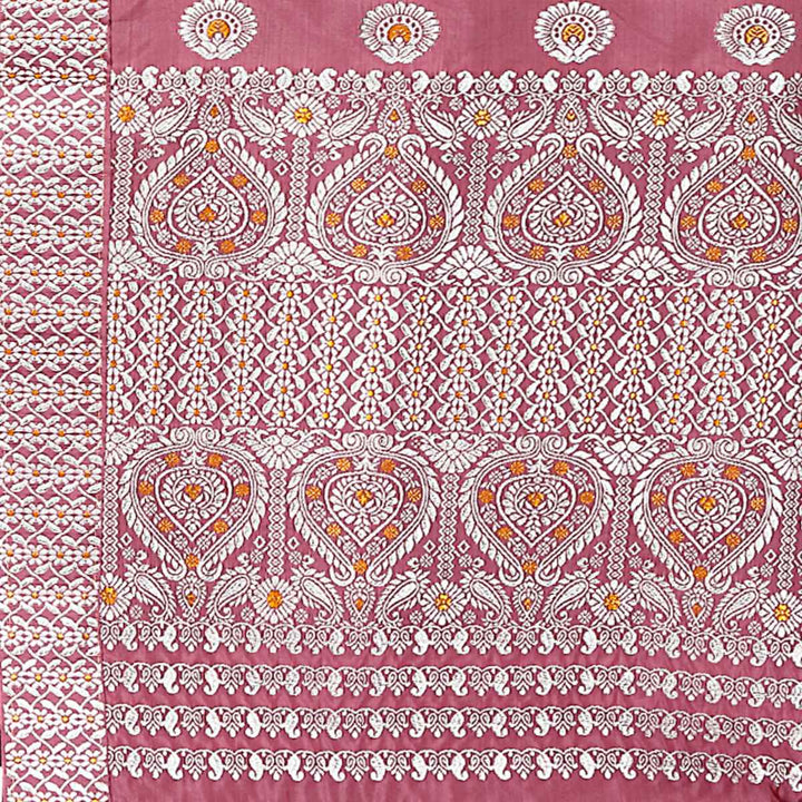 Gold-Silver Jari Mix Set Mekhela Sador