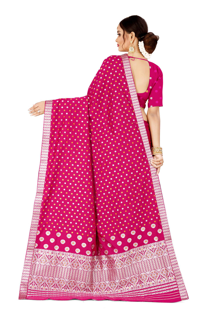 Gold-Silver Jari Mix Set Mekhela Sador