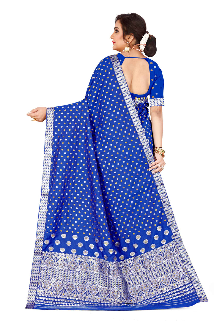 Gold-Silver Jari Mix Set Mekhela Sador