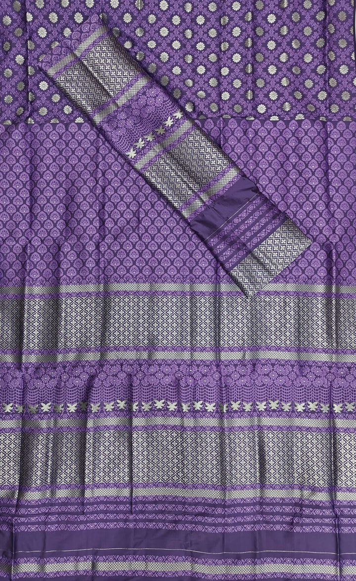 সূতাৰ- কাম (Dhaga-Work) মিক্স ছেট মেখলা চাদৰ