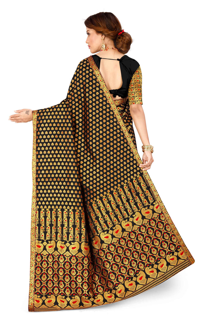 সোণ (Gold) গুনা মিক্স ছেট মেখলা চাদৰ 