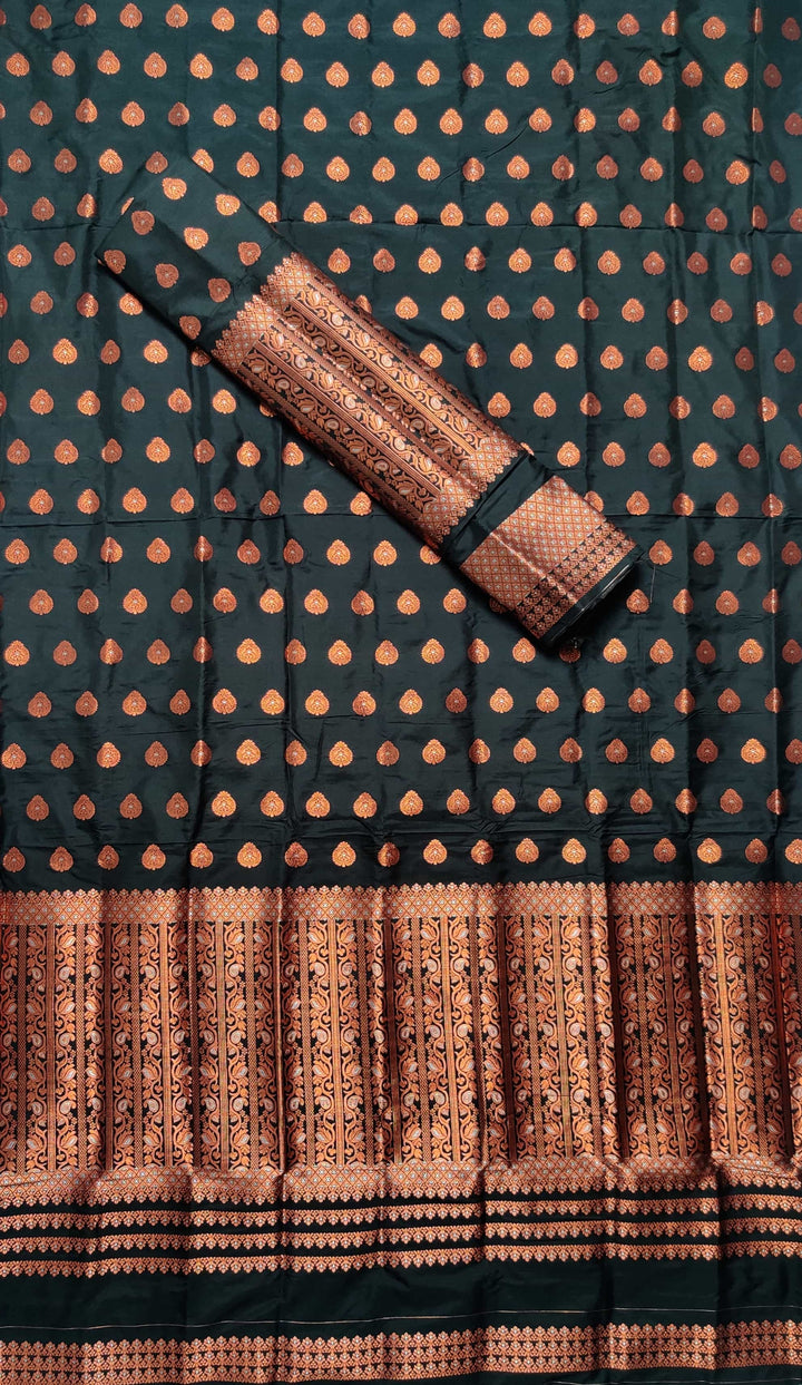Copper Jari Mix Set Mekhela Sador