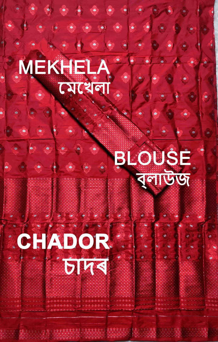 Colouring Jari Mix Set Mekhela Sador