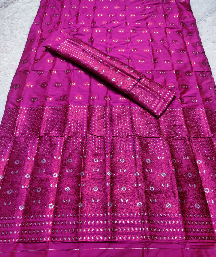 Colouring Jari Mix Set Mekhela Sador