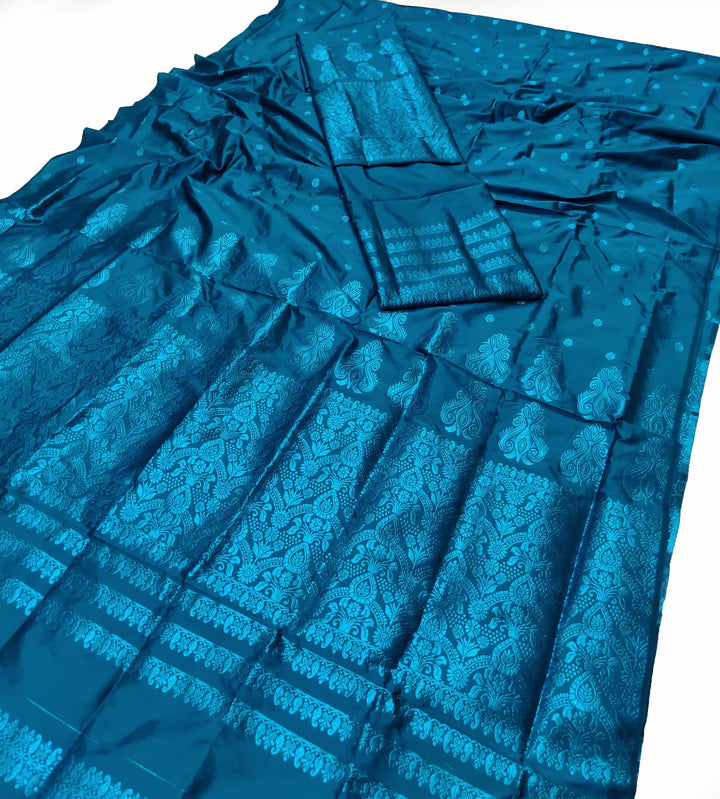 Colouring Jari Mix Set Mekhela Sador