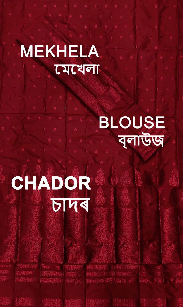 Colouring Jari Mix Set Mekhela Sador
