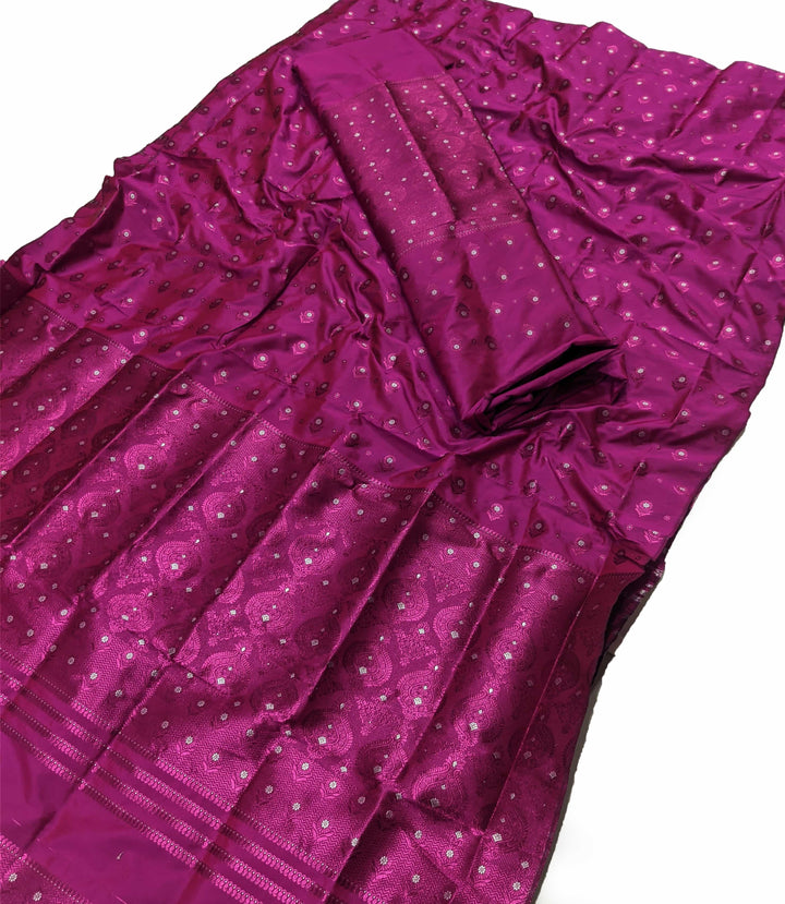 Colouring Jari Mix Set Mekhela Sador